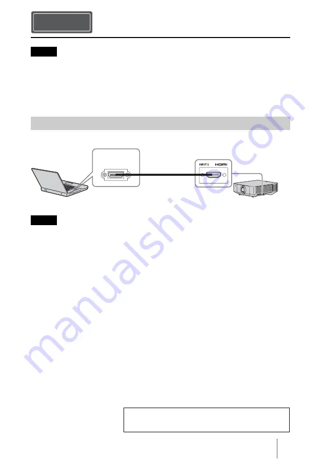 Sony VPL-FHZ58 Quick Reference Manual Download Page 17