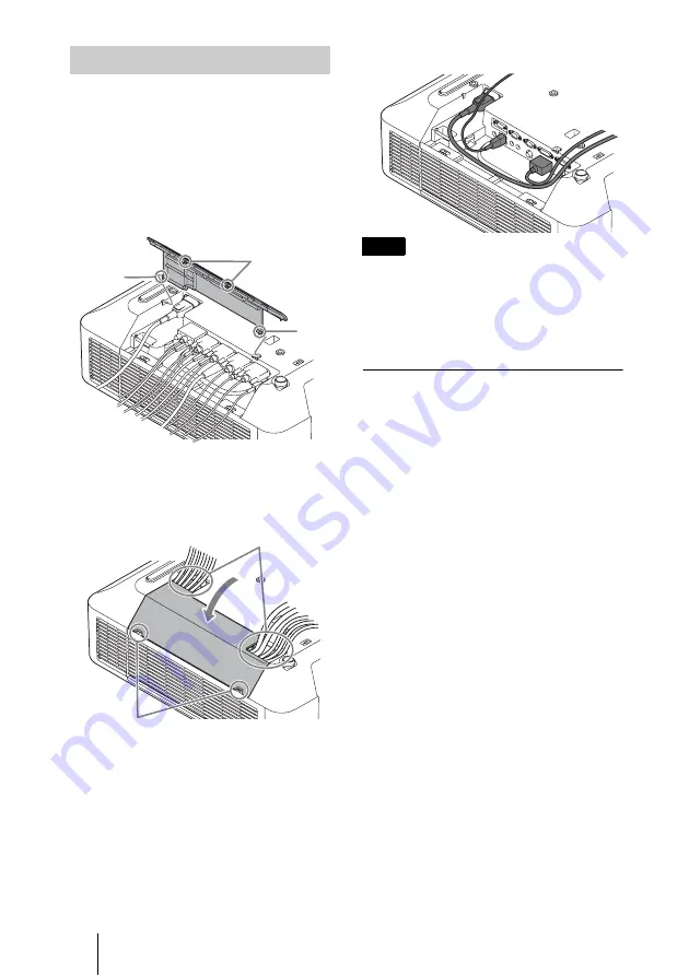 Sony VPL-FHZ58 Quick Reference Manual Download Page 42