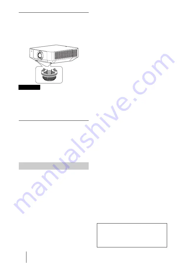 Sony VPL-FHZ58 Quick Reference Manual Download Page 68