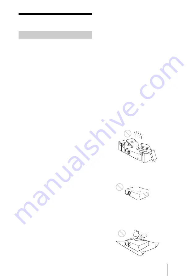 Sony VPL-FHZ58 Quick Reference Manual Download Page 77