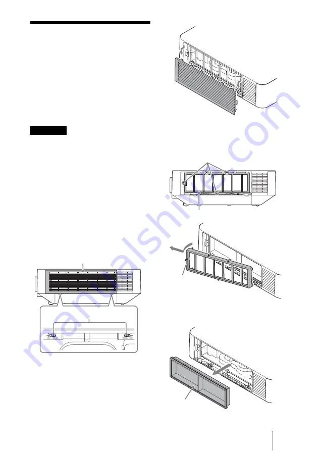 Sony VPL-FHZ58 Quick Reference Manual Download Page 93