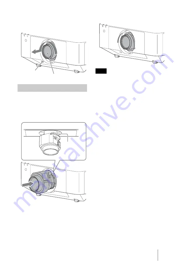 Sony VPL-FHZ58 Quick Reference Manual Download Page 95