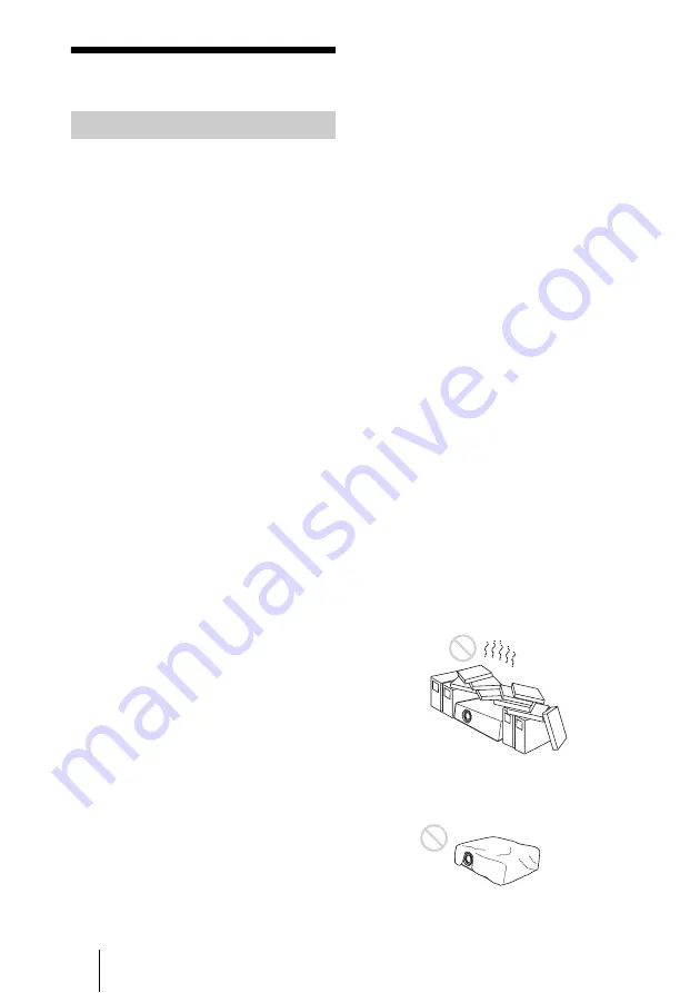 Sony VPL-FHZ58 Quick Reference Manual Download Page 100