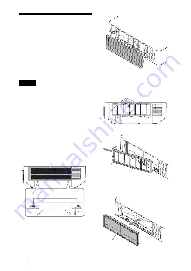 Sony VPL-FHZ58 Quick Reference Manual Download Page 116