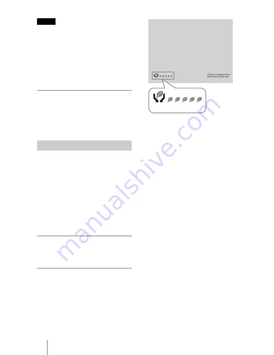 Sony VPL-FHZ700L Quick Reference Manual Download Page 70