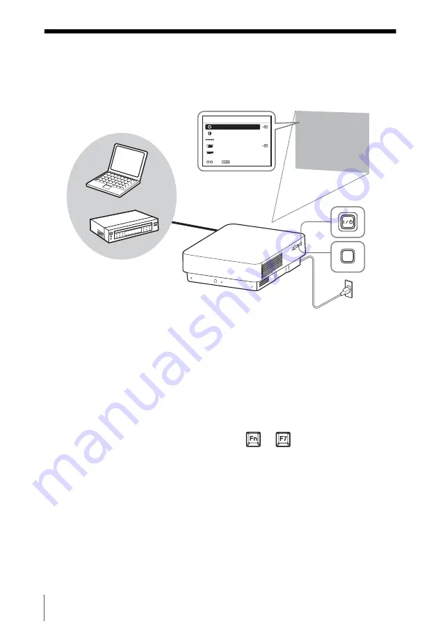 Sony VPL-FX30 Operating Instructions Manual Download Page 12