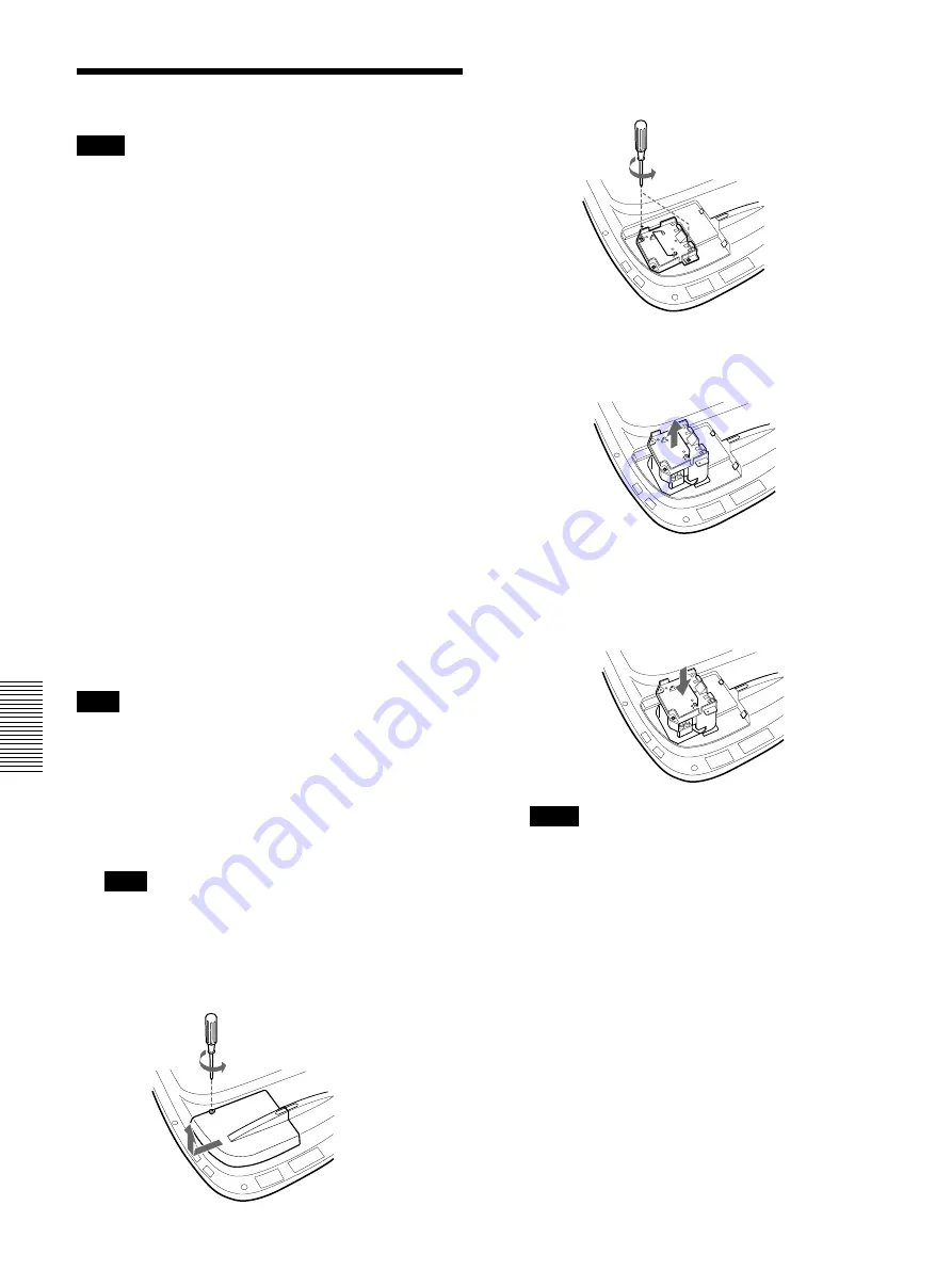 Sony VPL-FX50 Operating Instructions Manual Download Page 30