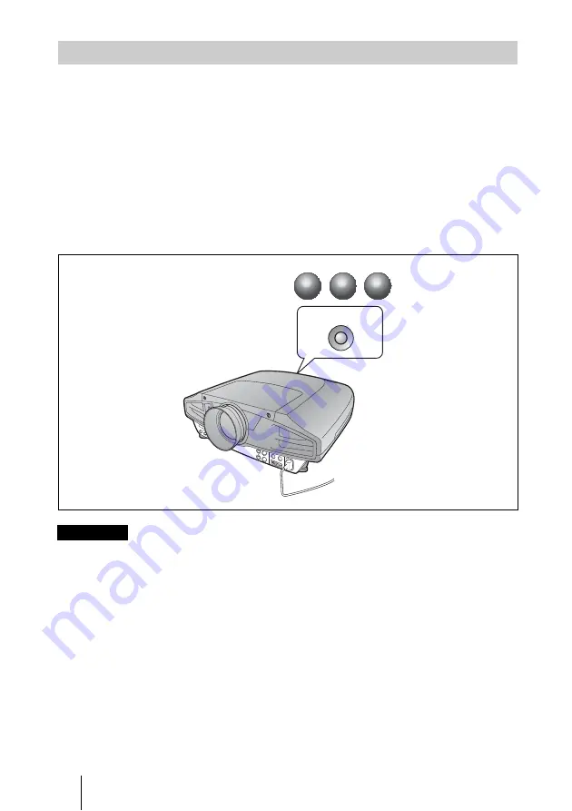 Sony VPL-FX52 Quick Reference Manual Download Page 38