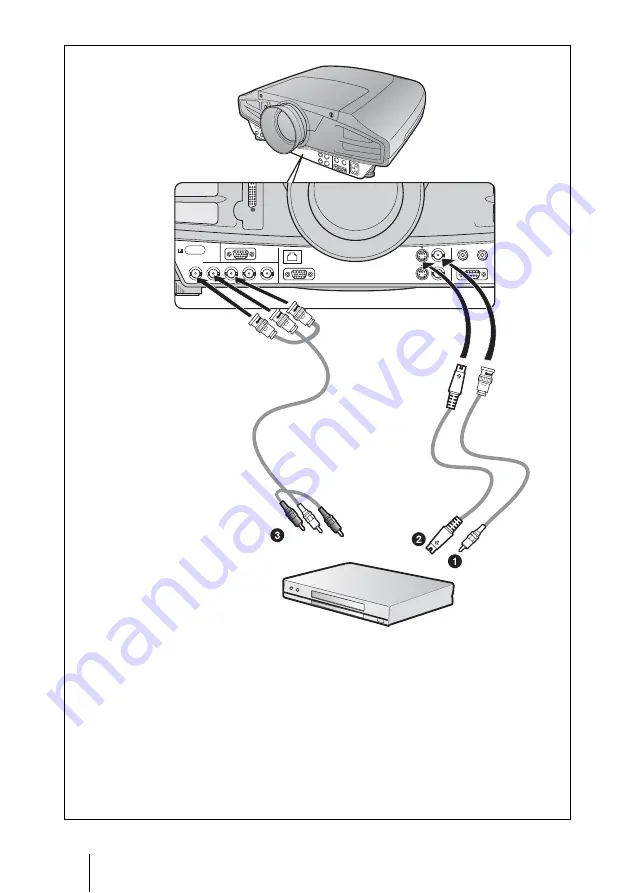 Sony VPL-FX52 Quick Reference Manual Download Page 68