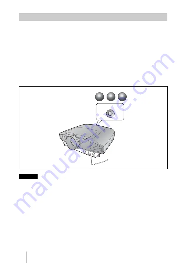 Sony VPL-FX52 Quick Reference Manual Download Page 70