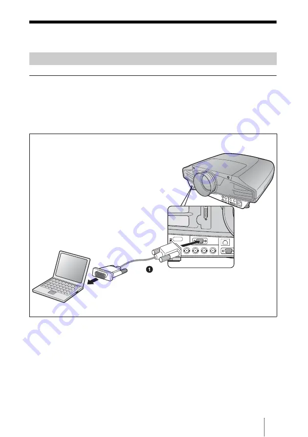 Sony VPL-FX52 Quick Reference Manual Download Page 83