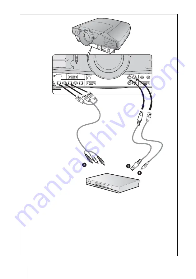 Sony VPL-FX52 Quick Reference Manual Download Page 84