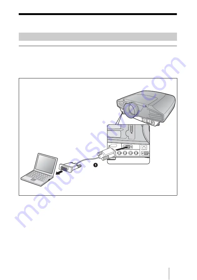 Sony VPL-FX52 Quick Reference Manual Download Page 99