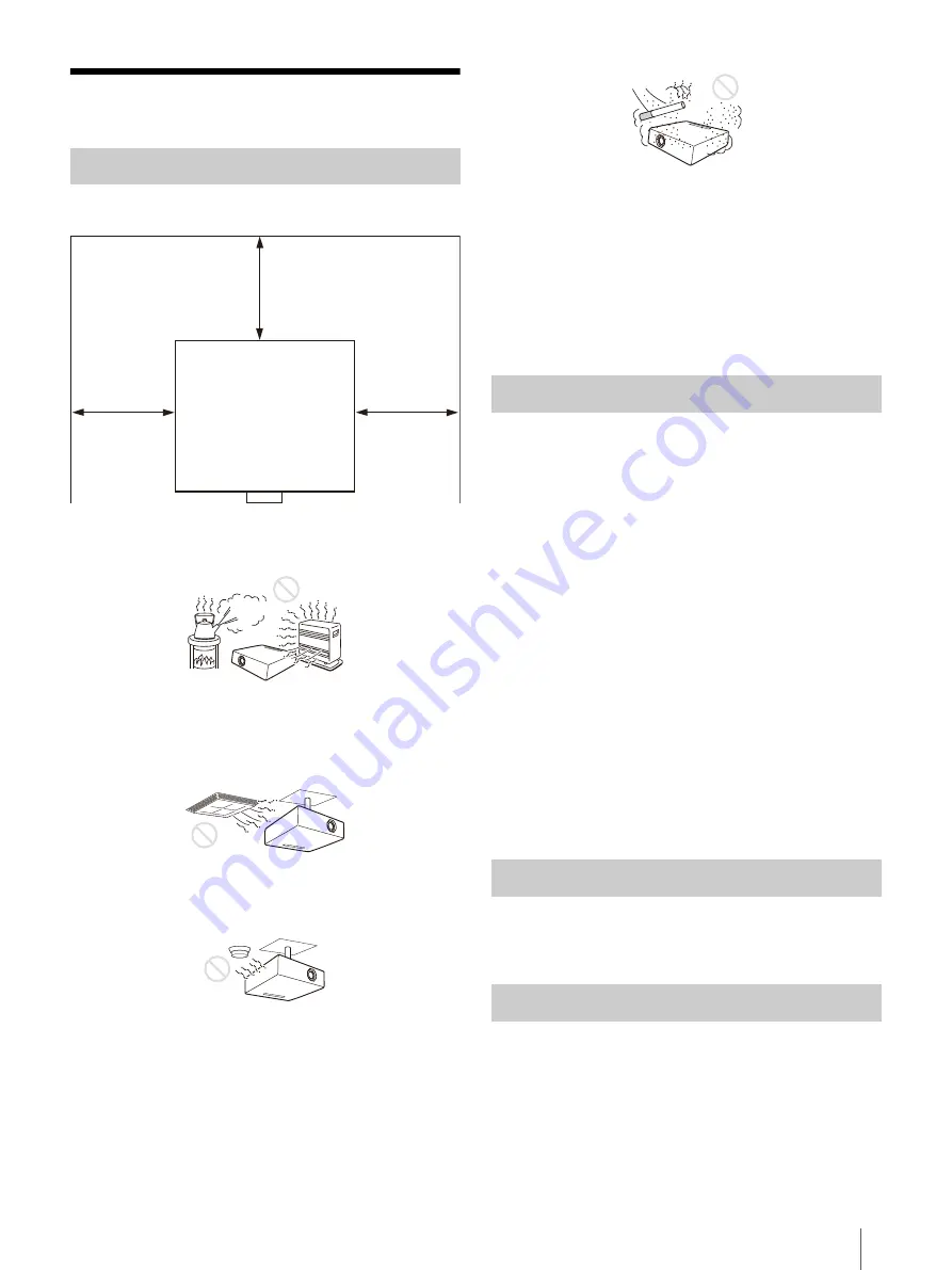 Sony VPL-PHZ12 Quick Reference Manual Download Page 11