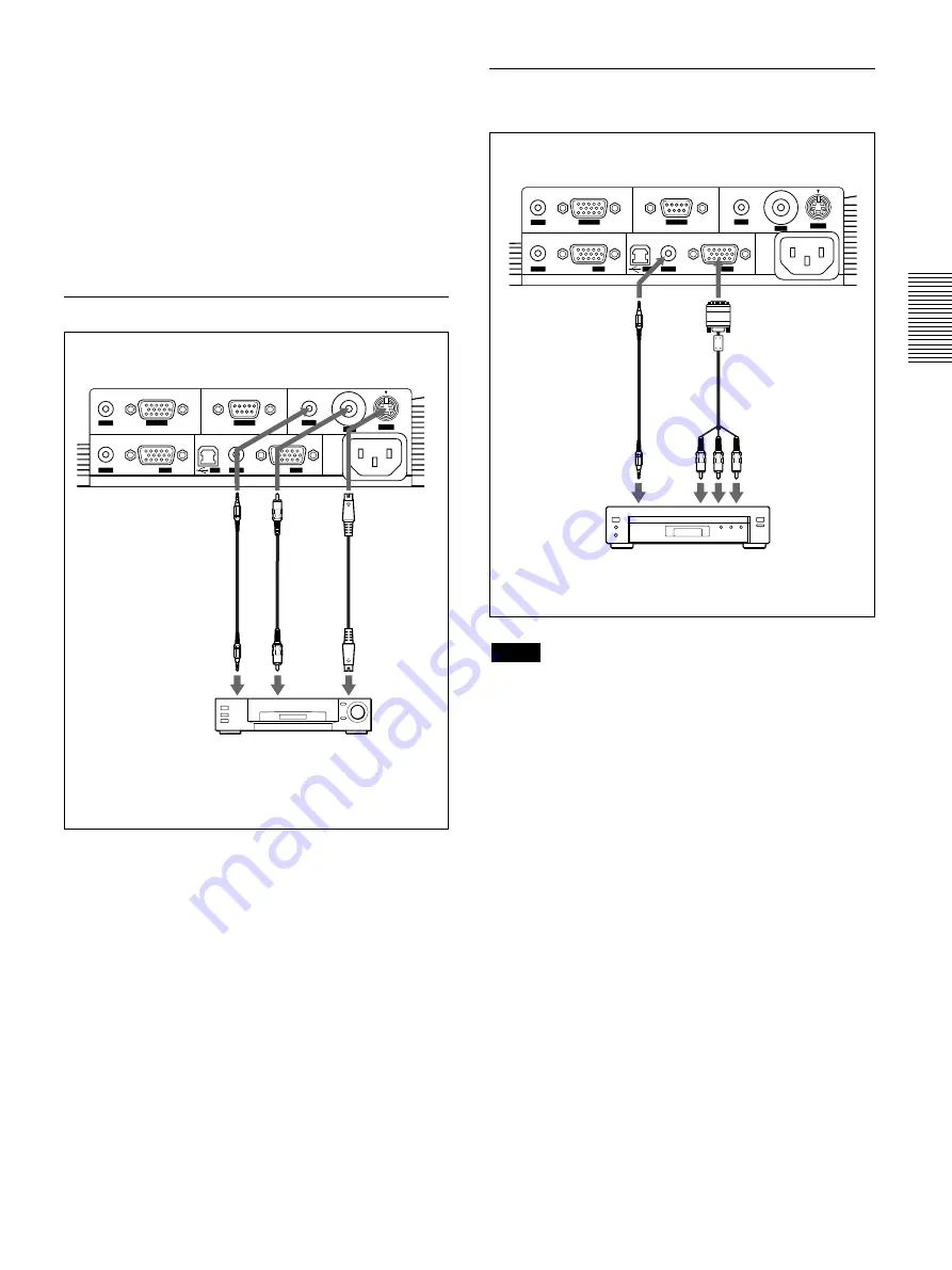 Sony VPL-PX11 Operating Instructions Manual Download Page 89