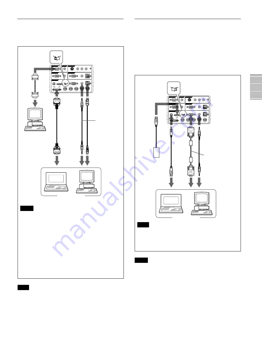 Sony VPL PX20 - SXGA LCD Projector Operating Instructions Manual Download Page 97