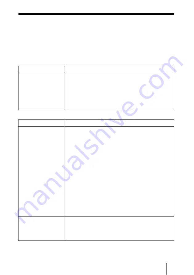 Sony VPL-PX41 Quick Reference Manual Download Page 59