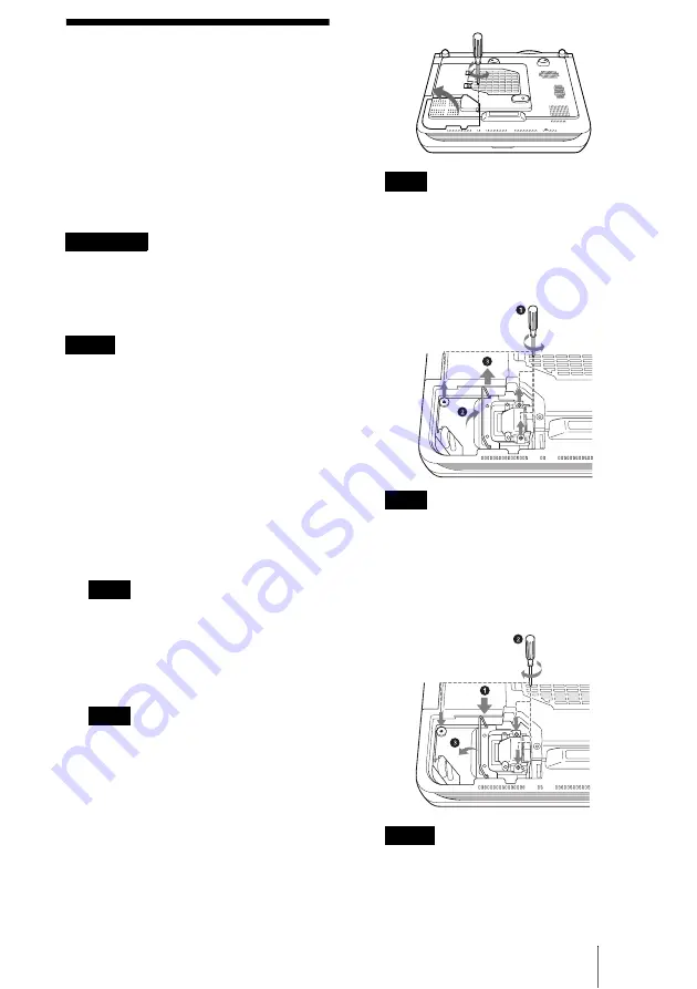 Sony VPL-PX41 Quick Reference Manual Download Page 69