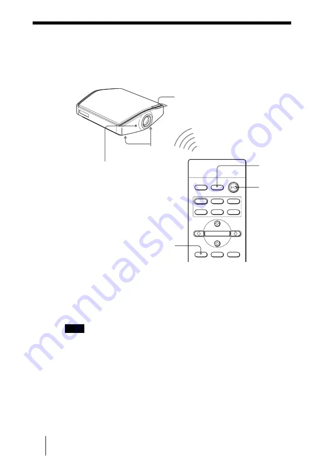 Sony VPL-V W100 Operating Instructions Manual Download Page 22