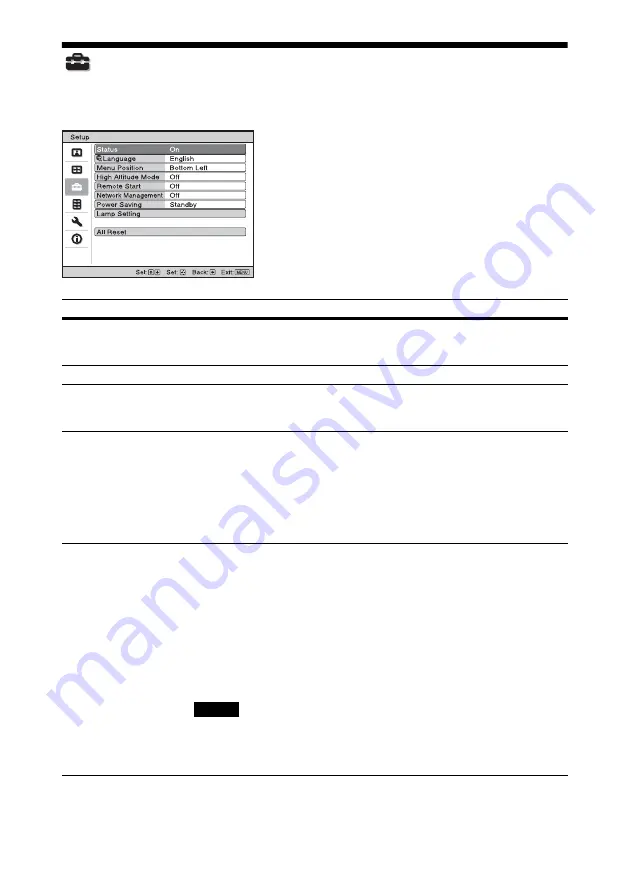 Sony VPL-VW285ES Operating Instructions Manual Download Page 29