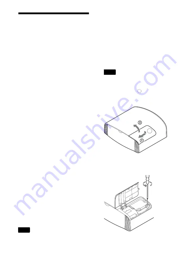 Sony VPL-VW285ES Operating Instructions Manual Download Page 47