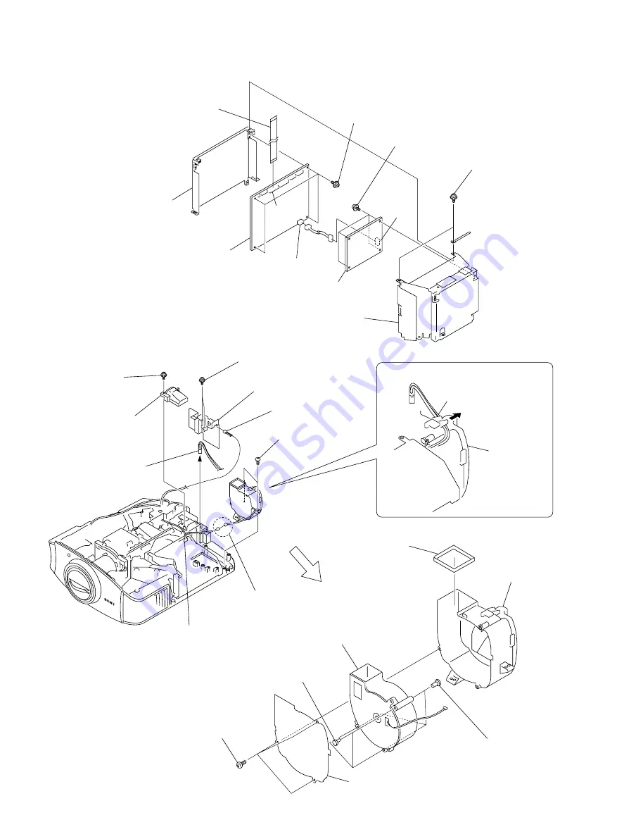 Sony VPL VW50 - SXRD - Projector Service Manual Download Page 16