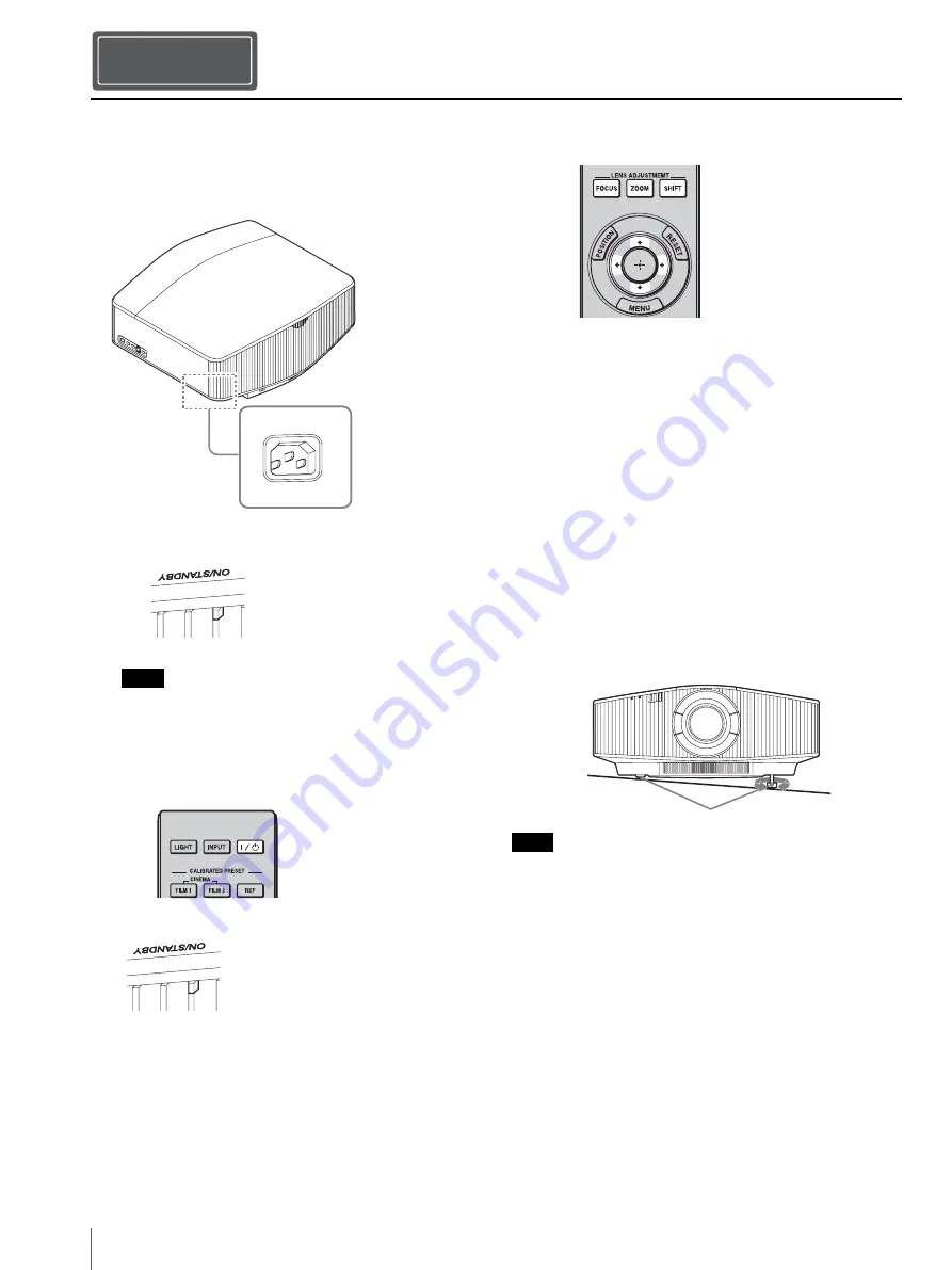 Sony VPL-VW760/B Quick Reference Manual Download Page 52