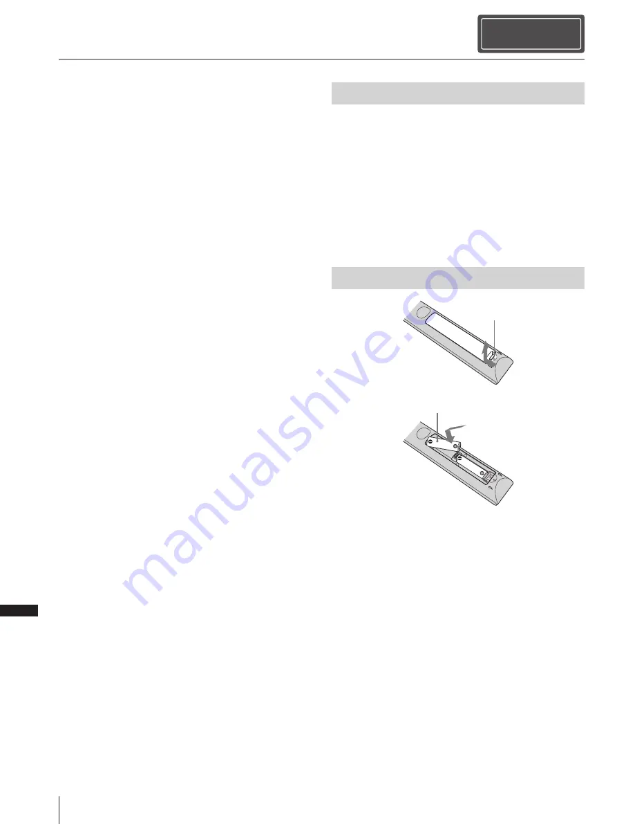 Sony VPL-VW760/B Quick Reference Manual Download Page 64