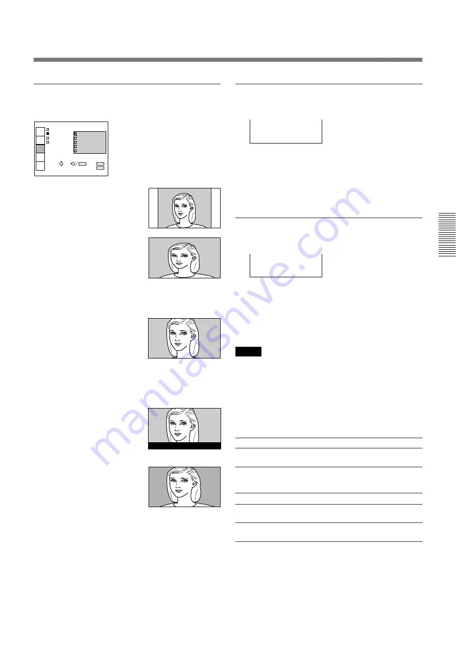 Sony VPL-W400Q Operating Instructions Manual Download Page 101