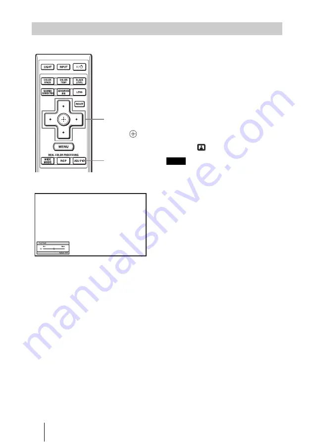 Sony VPLGH10 Operating Instructions Manual Download Page 32