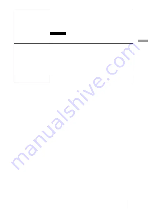 Sony VPLGH10 Operating Instructions Manual Download Page 119