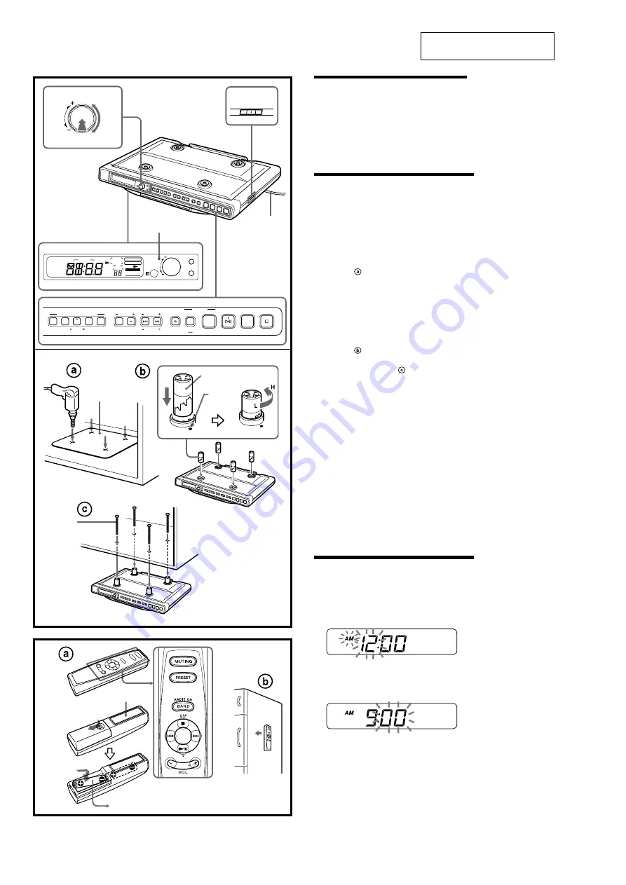 Sony Walkman ICF-CD553RM Service Manual Download Page 4