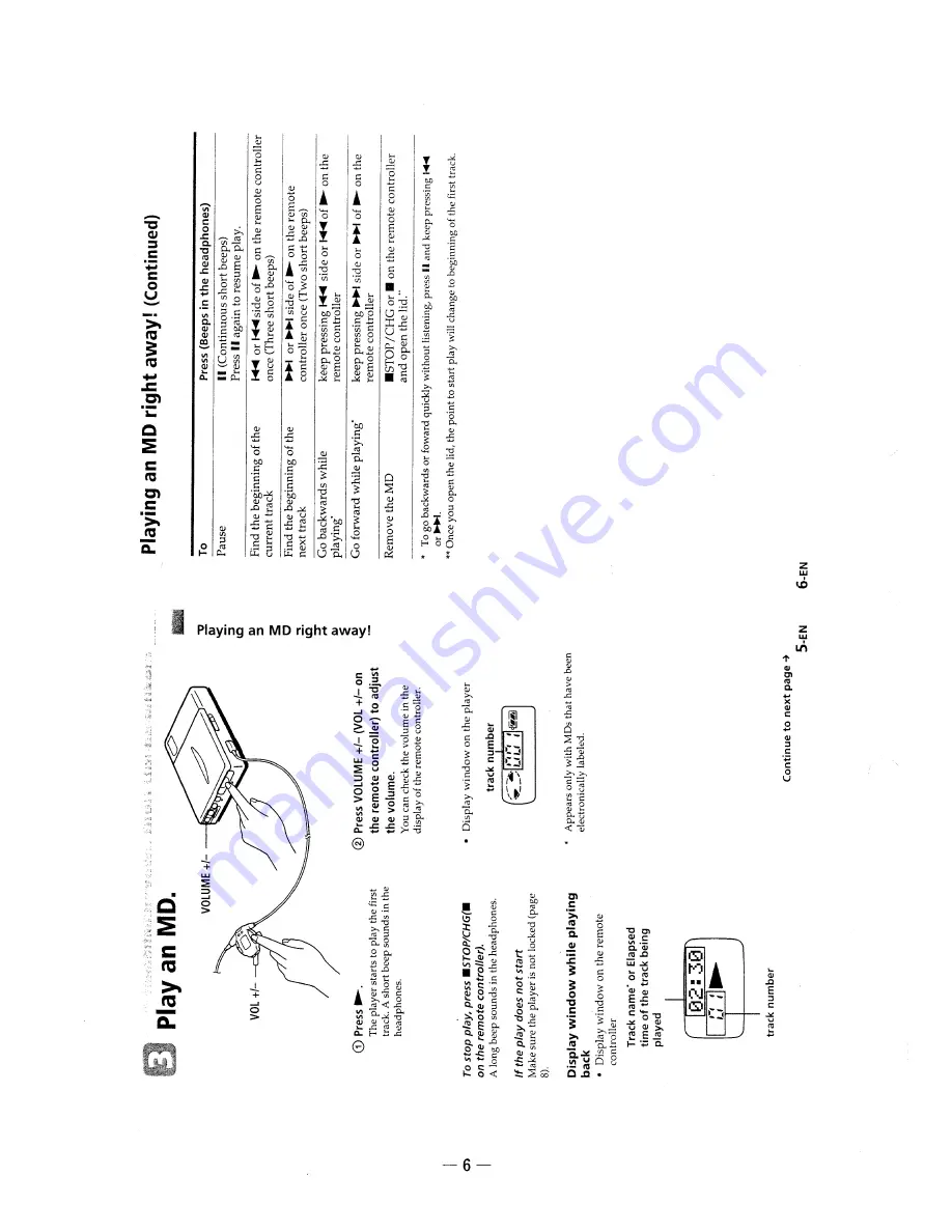 Sony Walkman MZ-E3 Service Manual Download Page 6