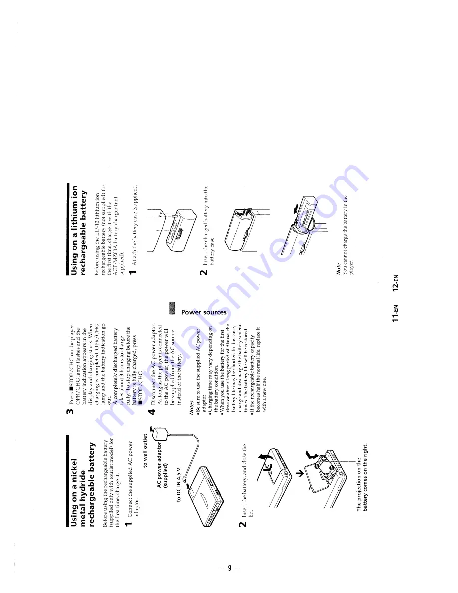 Sony Walkman MZ-E3 Service Manual Download Page 9