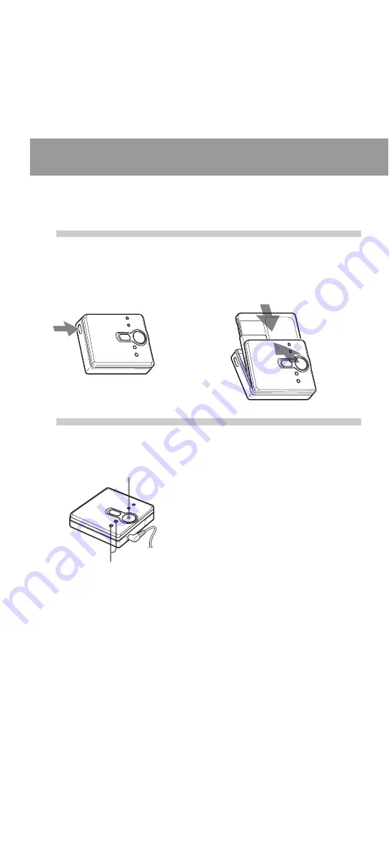 Sony Walkman MZ-E310 Operating Instructions Manual Download Page 8