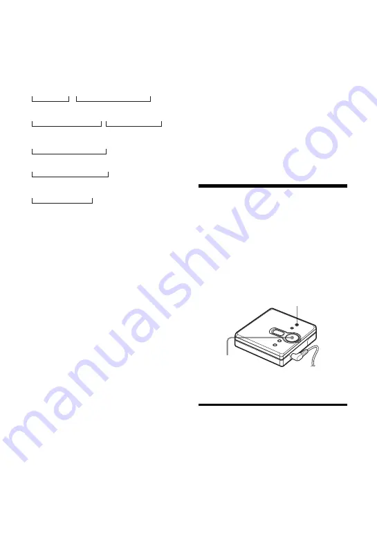 Sony Walkman MZ-E310 Operating Instructions Manual Download Page 59