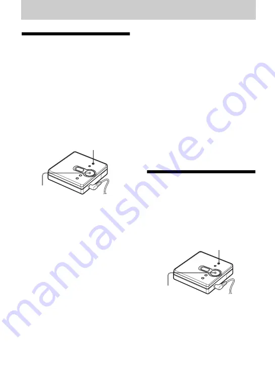 Sony Walkman MZ-E310 Operating Instructions Manual Download Page 76