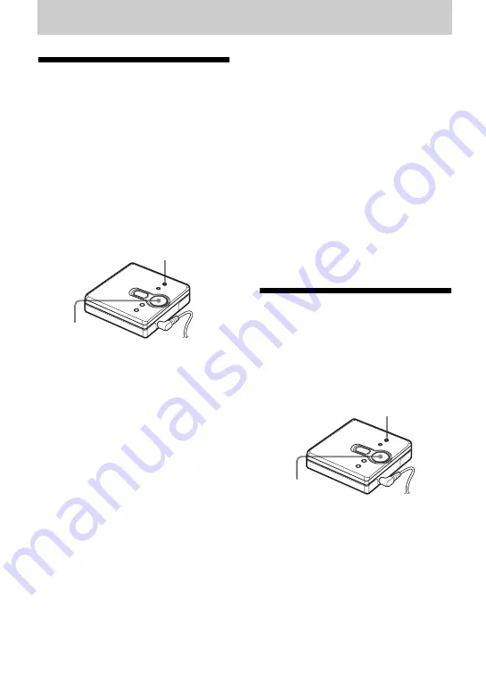 Sony Walkman MZ-E310 Operating Instructions Manual Download Page 164