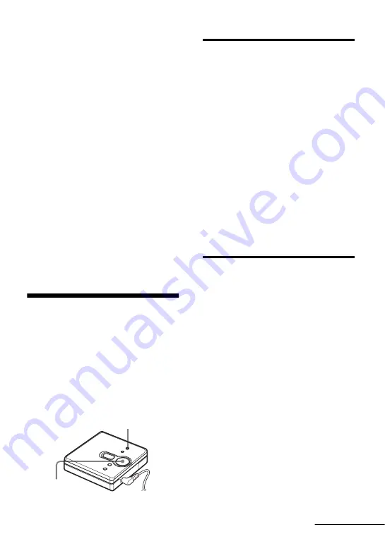 Sony Walkman MZ-E310 Operating Instructions Manual Download Page 191