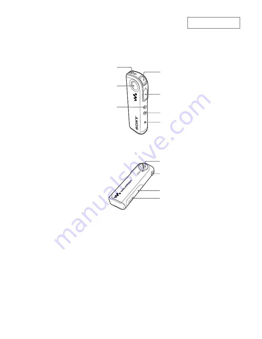 Sony Walkman NW-E10 Service Manual Download Page 3