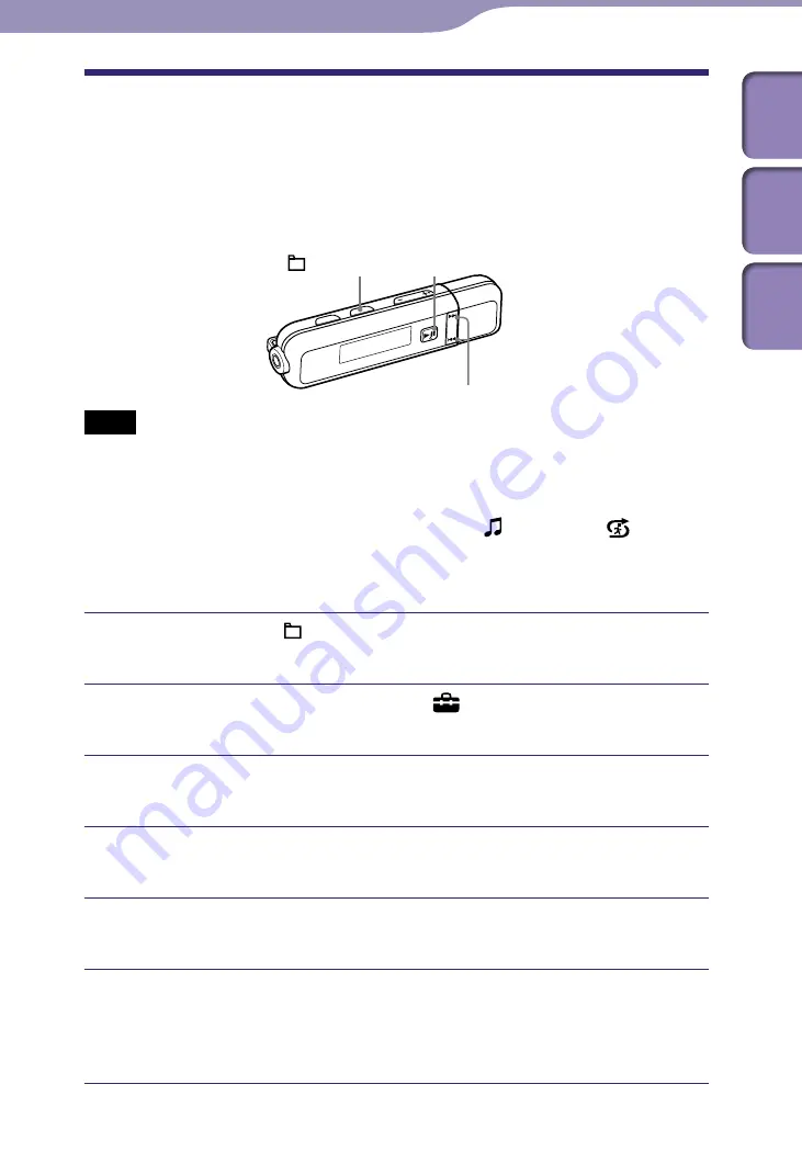 Sony WALKMAN NWD-E023 Operation Manual Download Page 49