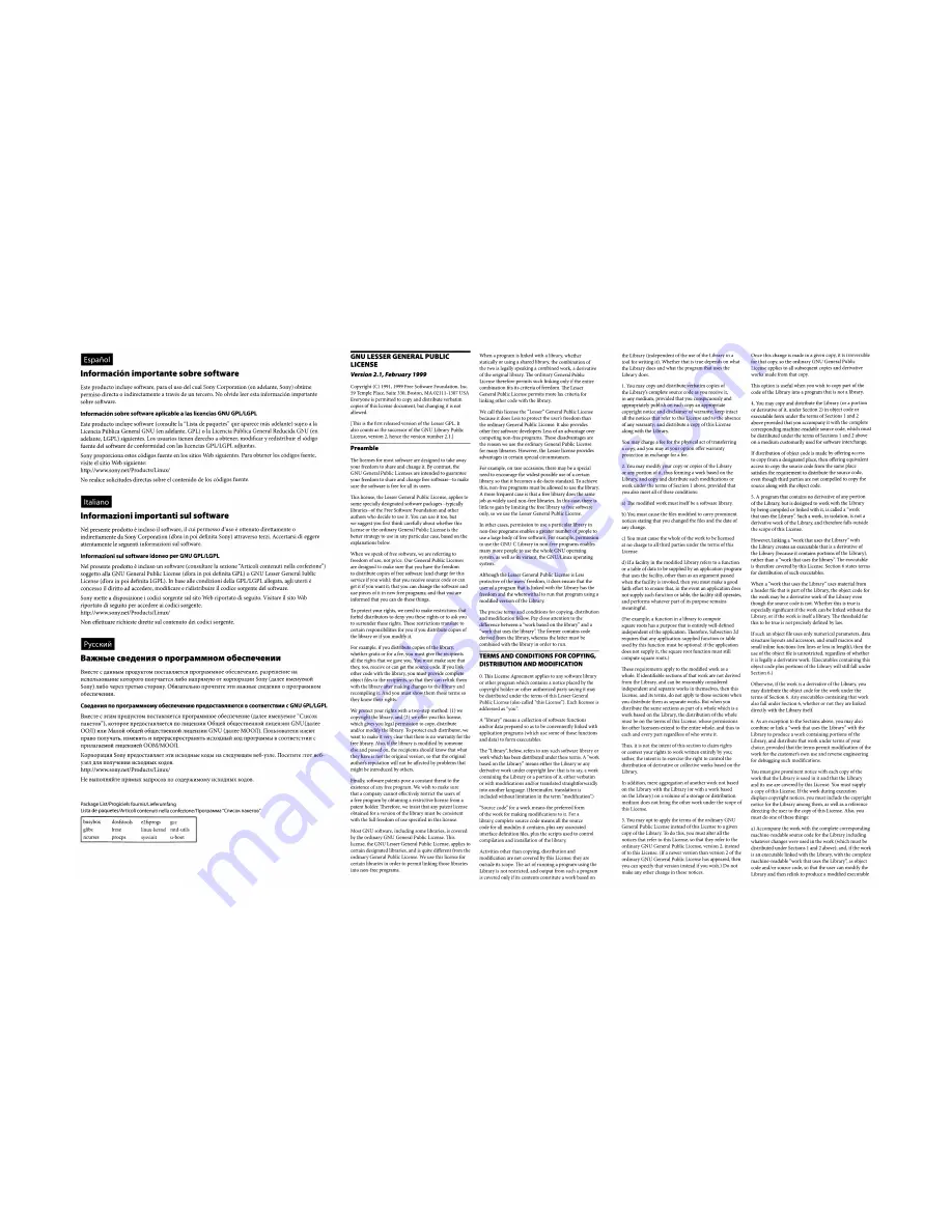 Sony Walkman NWZ-A815 Operation Manual Download Page 166