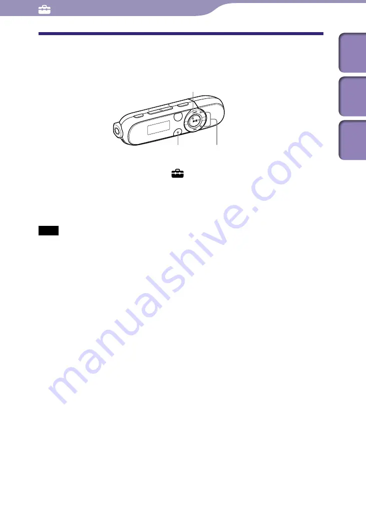 Sony Walkman NWZ-B142 Operation Manual Download Page 50