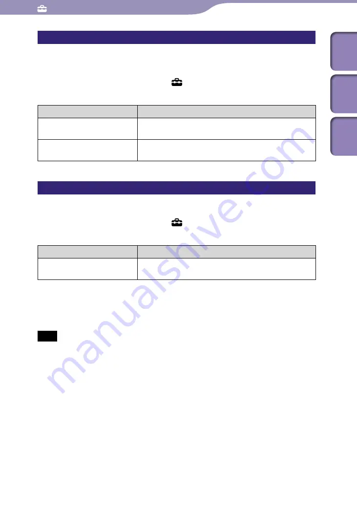 Sony Walkman NWZ-E443 Operation Manual Download Page 89