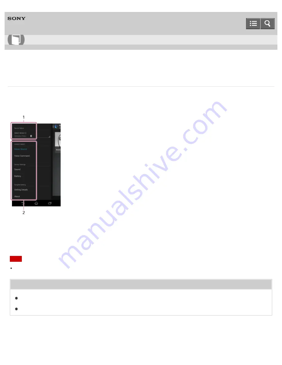 Sony Walkman NWZ-WS613 Help Manual Download Page 180