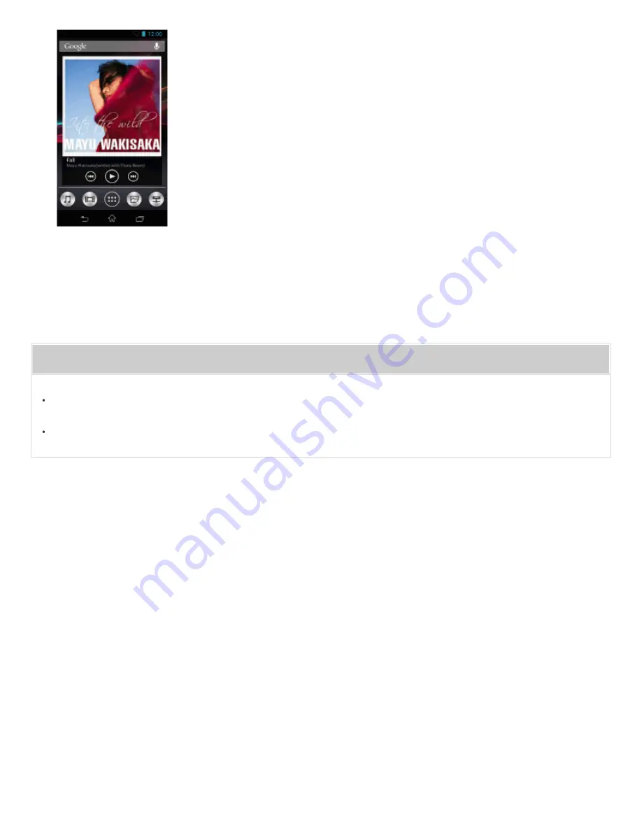 Sony Walkman NWZ-ZX1 Help Manual Download Page 101