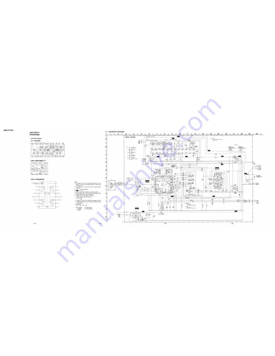 Sony Walkman wm-FX105 Service Manual Download Page 11