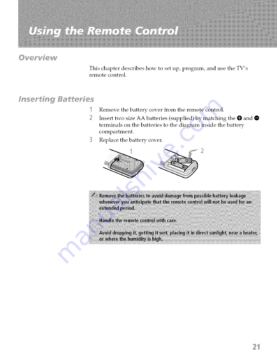 Sony Wega KD-34XBR970 Operating Instructions Manual Download Page 28