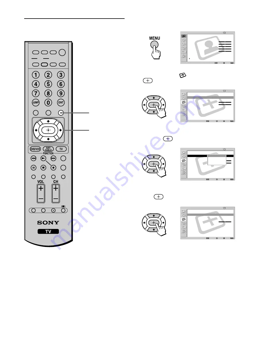 Sony WEGA KE-42M1 Operating Instructions Manual Download Page 46