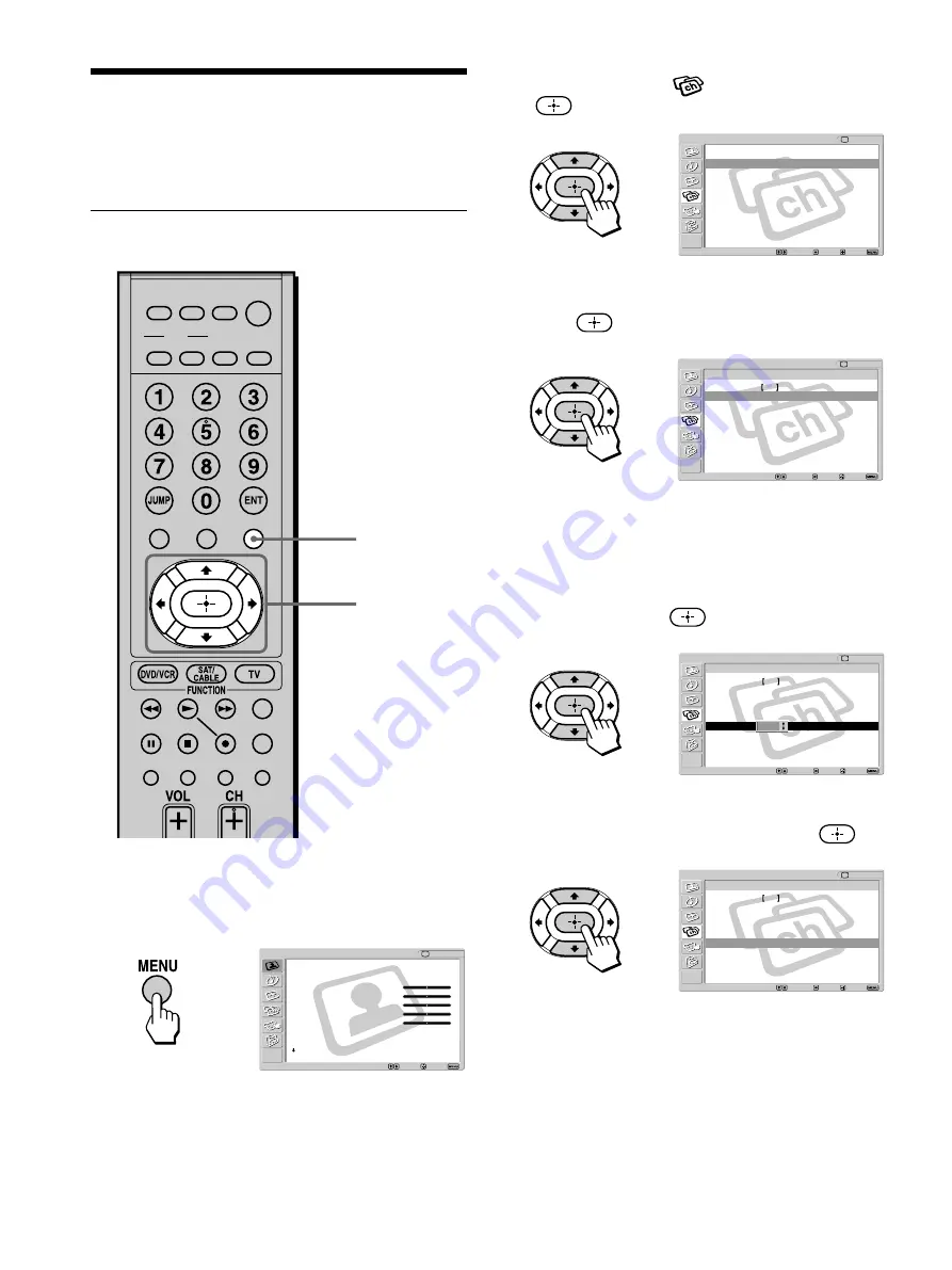 Sony WEGA KE-42M1 Скачать руководство пользователя страница 54